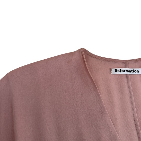 Reformation | Winslow Wrap Maxi Dress Size XL - Picture 8 of 16